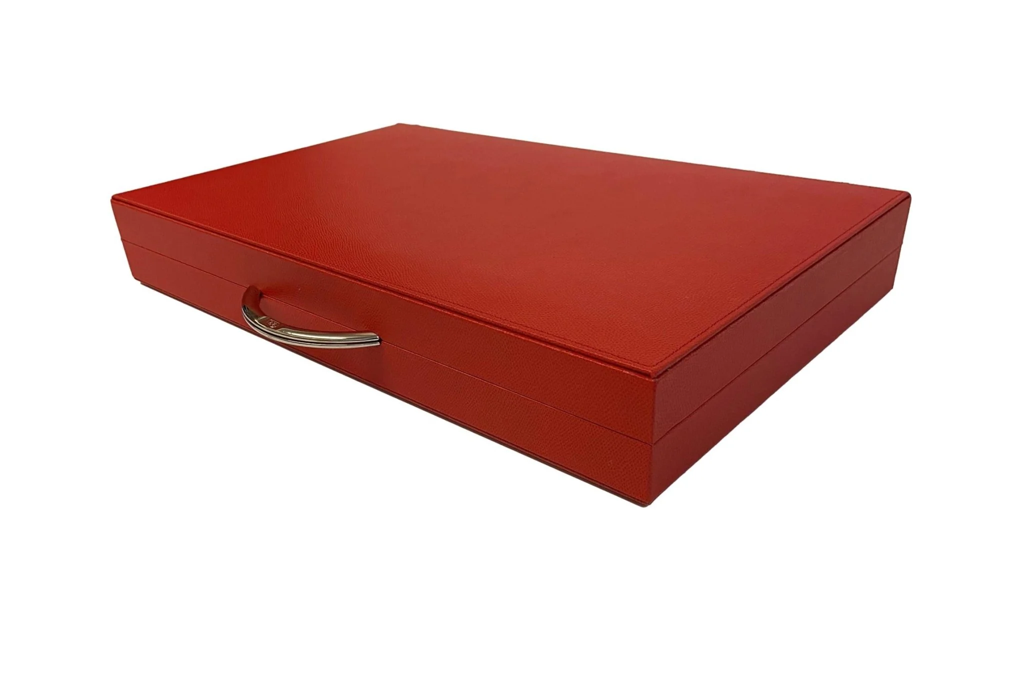 Backgammon Cuir véritable GM - Rouge - Renzo Romagnoli - Image 10