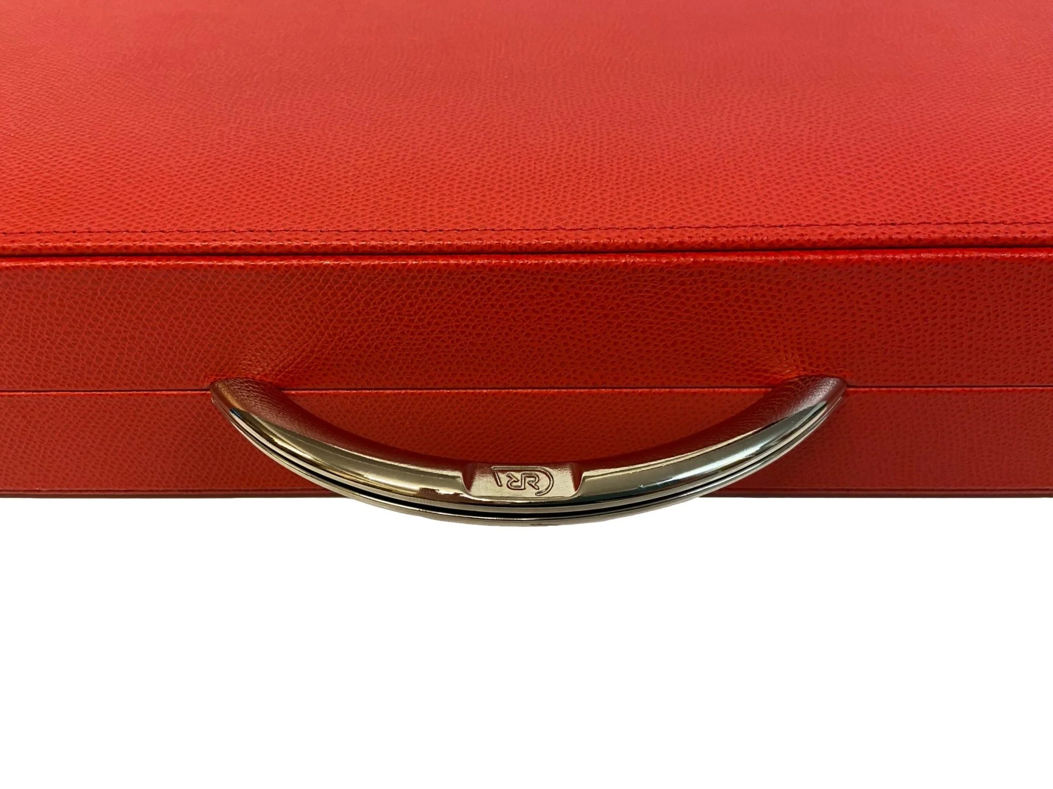 Backgammon Cuir véritable GM - Rouge - Renzo Romagnoli - Image 7