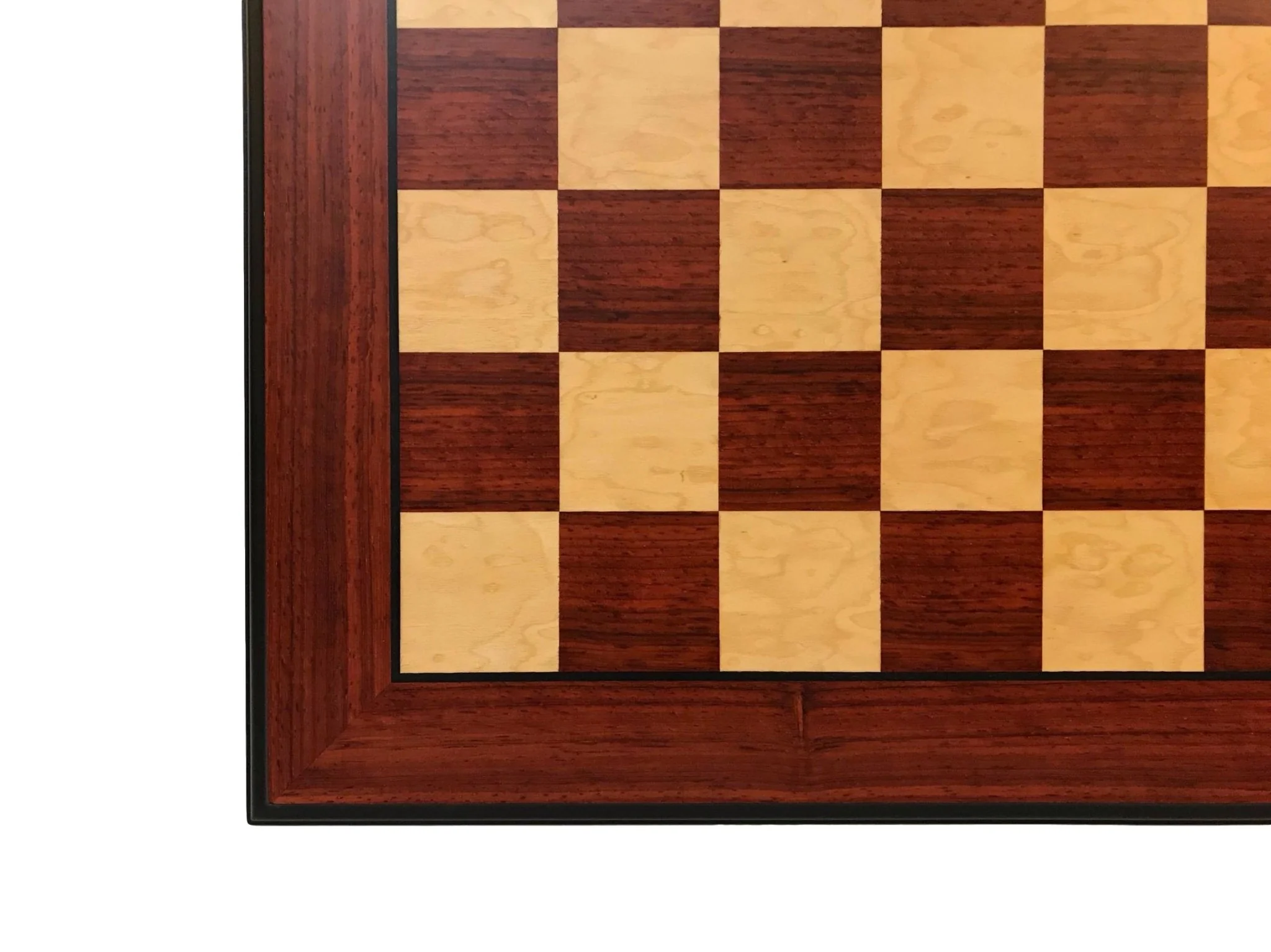 Ensemble jeu d'échecs en padouk - Pièces bois de Rose - Image 9