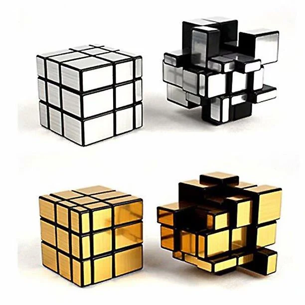 Mirror cube - Silver / Gold - Image 3